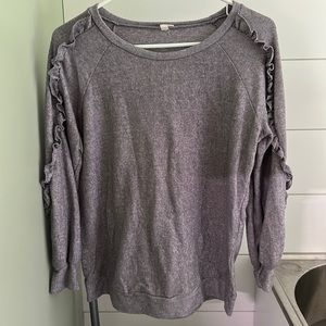 PinkBlush Small Long Sleeve Lavender Sweatshirt